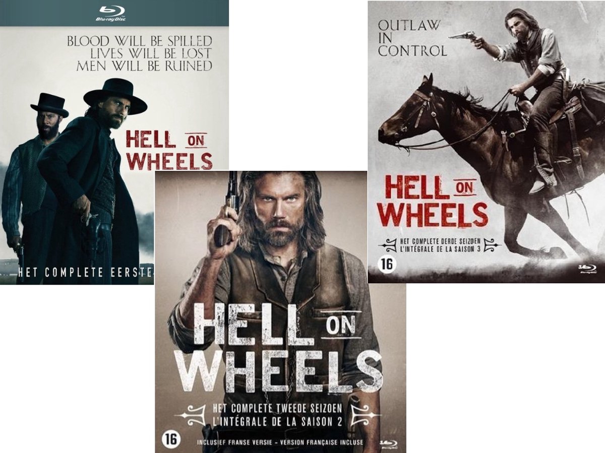 Hell On Wheels - Seizoen 1 t/m 3 ( 3 aparte boxen )