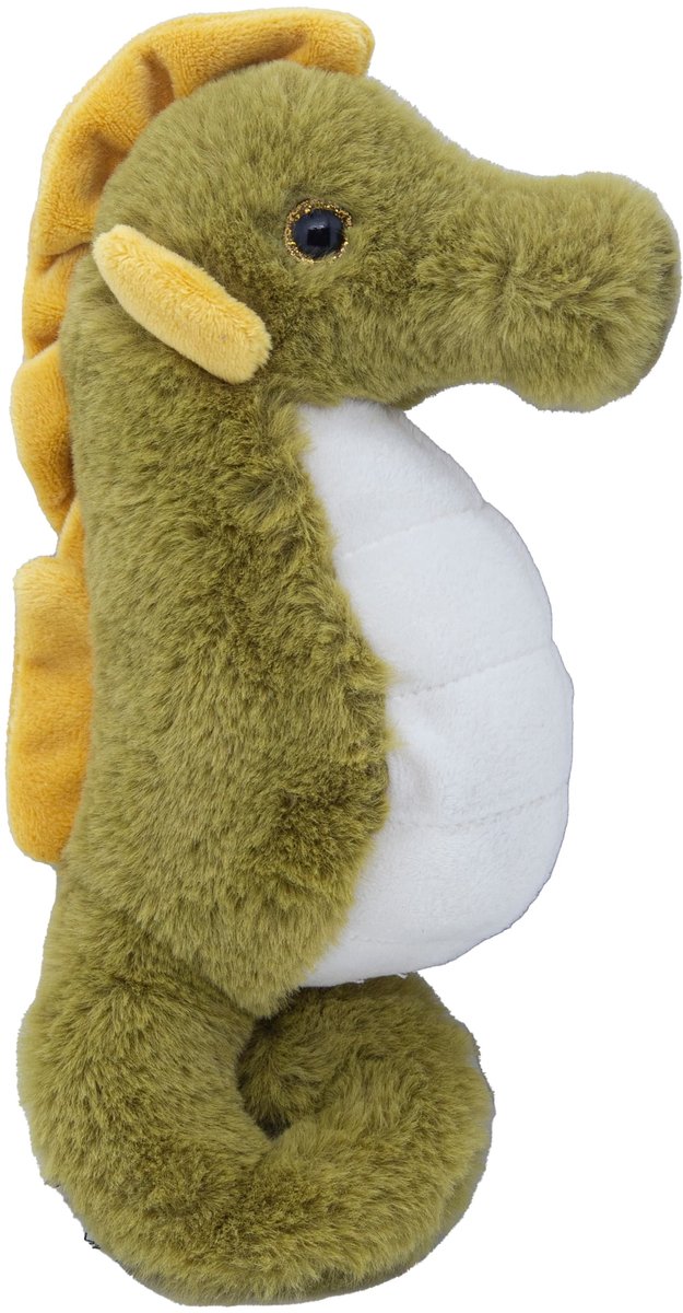 Cute since 1999 - Knuffel Zeepaardje - Groen zeepaardje speelgoed- Baby knuffel - 24cm