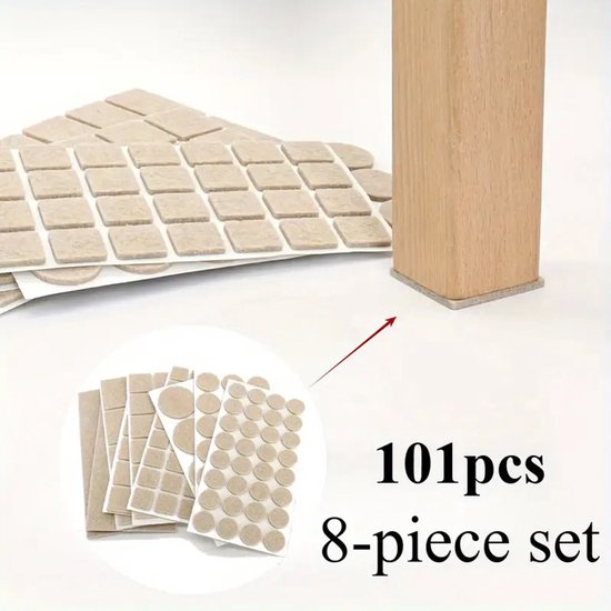 Ezprotekt Meubelviltjes, verbeterd design, 16 stuks, siliconen, voor stoelpoten, vloerbeschermers, 1,9-3,2 cm, klein, met vilt, beschermen je vloer tegen krassen, geen lawaai meer