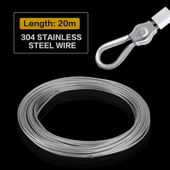 20 PCS 50 CM 304 Rvs Lente Draad DIY Accessoires Volledige