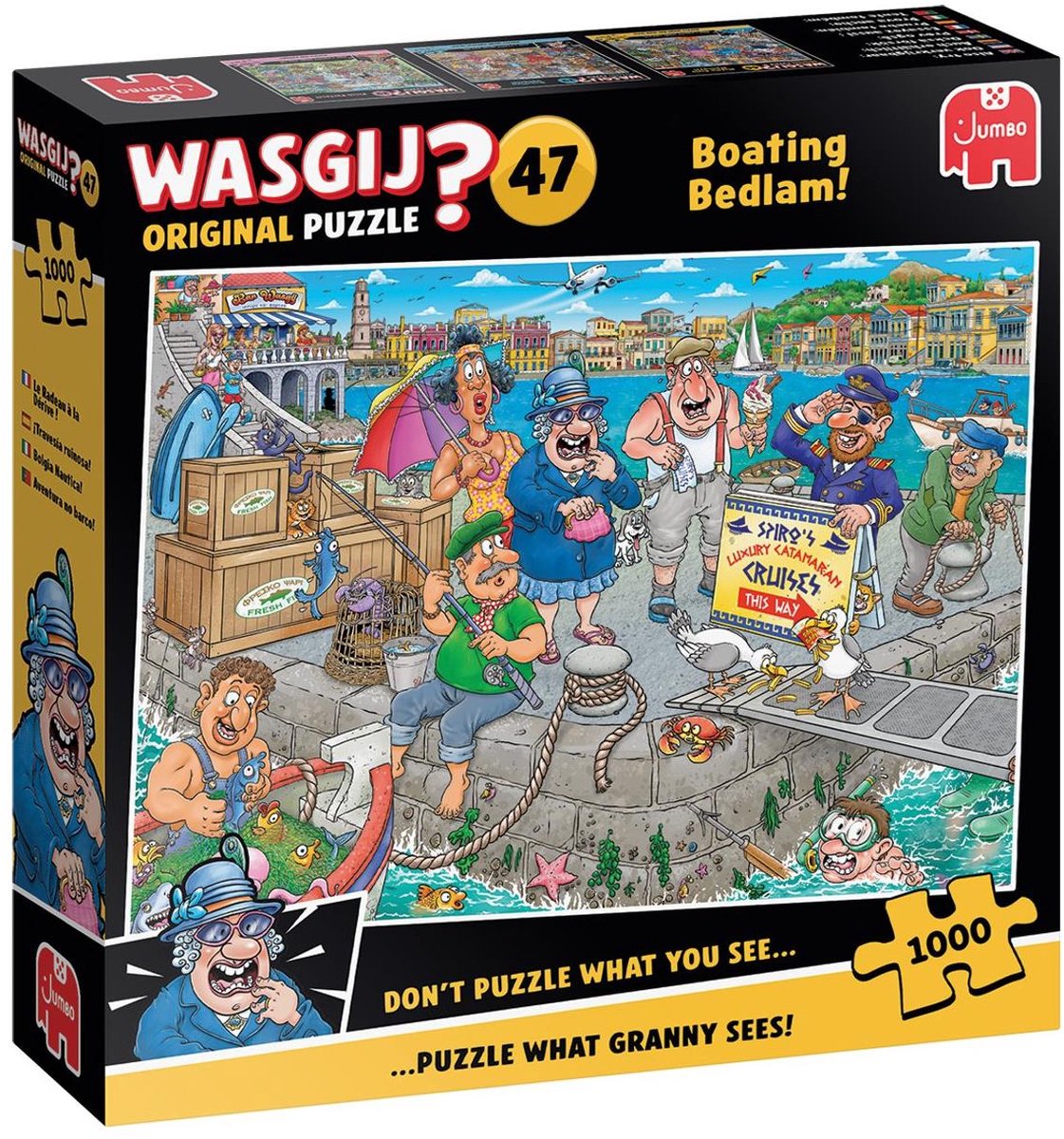 Wasgij Original 47 - De boot in! - 1000 stukjes puzzel - Legpuzzel — afbeelding 4
