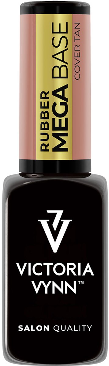 Victoria Vynn – Rubber Mega Base Cover Tan 8 ml - rubberbase nude - gellak - gelpolish - gel - lak - polish - gelnagels - nagels -