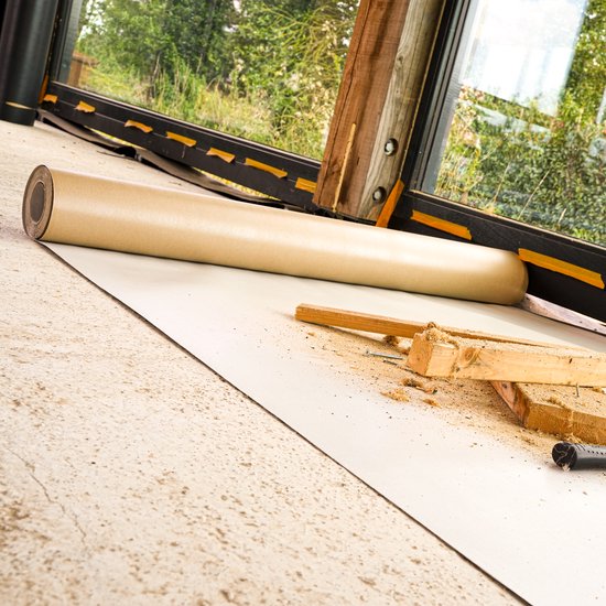 AVOID® Stucloper Licht Wit/Bruin – 50m² Bescherming