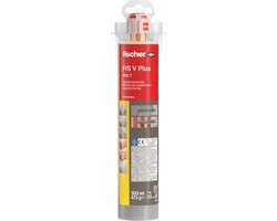 fischer Injectiemortel FIS V Plus 300 T - Universele 2-componenten mortel voor chemische verankering - inclusief twee mengtuiten