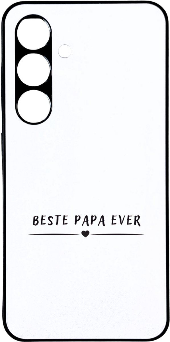 Hacebo® - Beste papa ever telefoonhoesje - Vader - father - telefoonhoesjes - leuk cadeau voor je vader - hoesje geschikt voor Samsung Galaxy S24