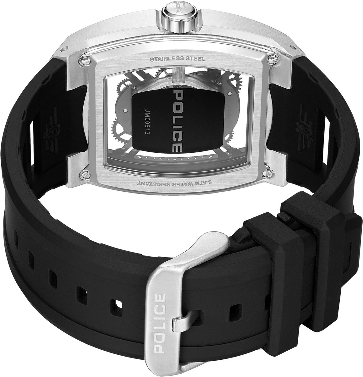 Horloge Cranium Silver - Black