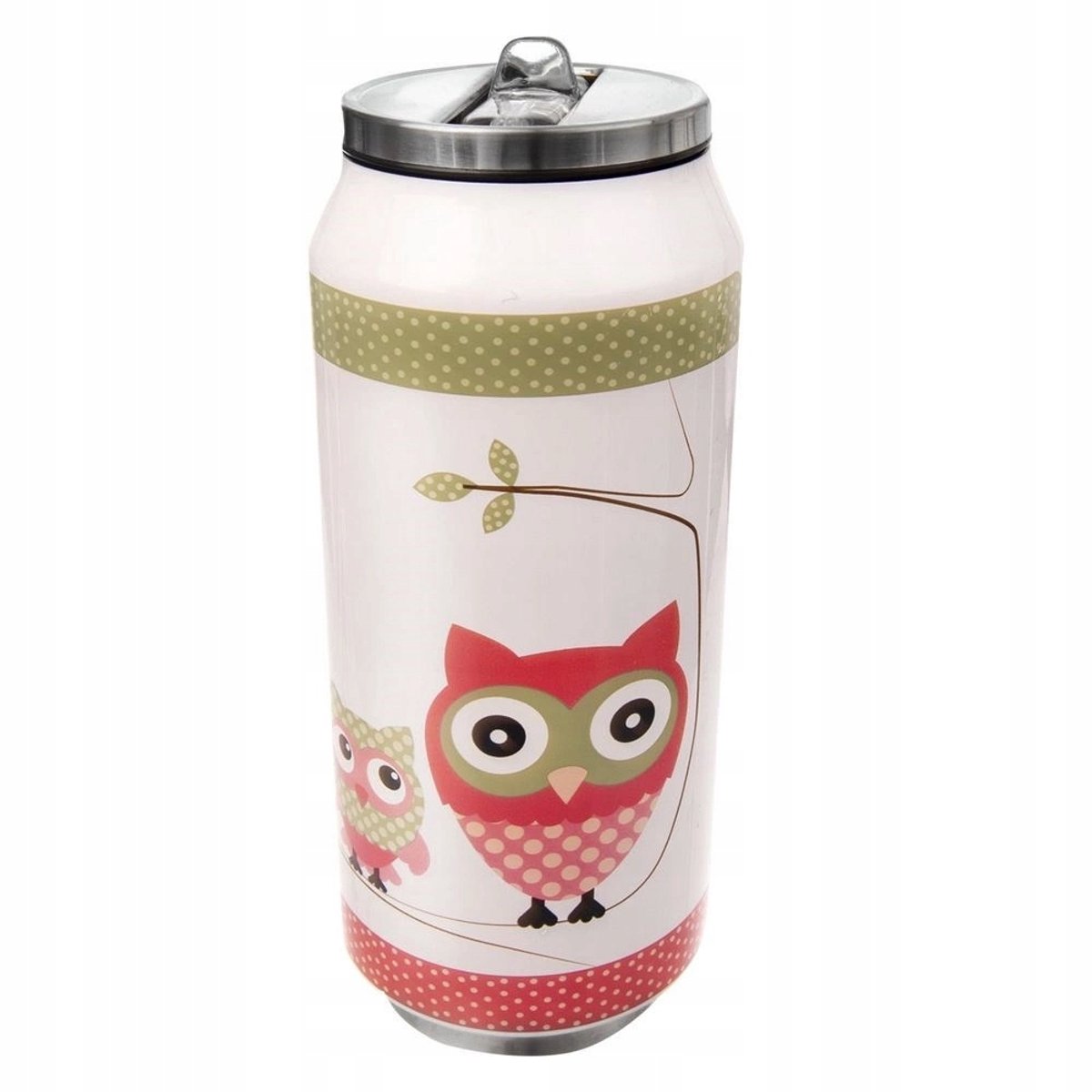 Orion Thermosbeker Blik Uil 400ml RVS - Warm & Koud