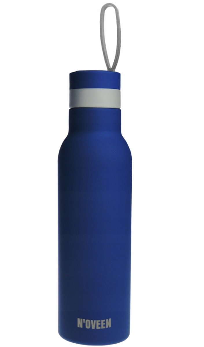 N'oveen Thermos Fles 500ml Blauw - Houdt Drankjes Warm/Koud