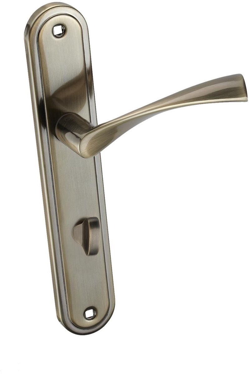 Klaur LAURA Patina Deurklink 72mm met WC-blokkering