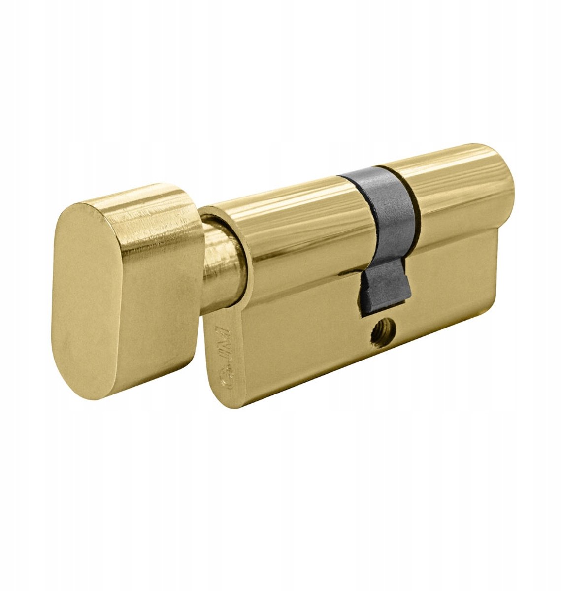 GJM Cilinder met Knop Messing 35/35mm, 3 Sleutels