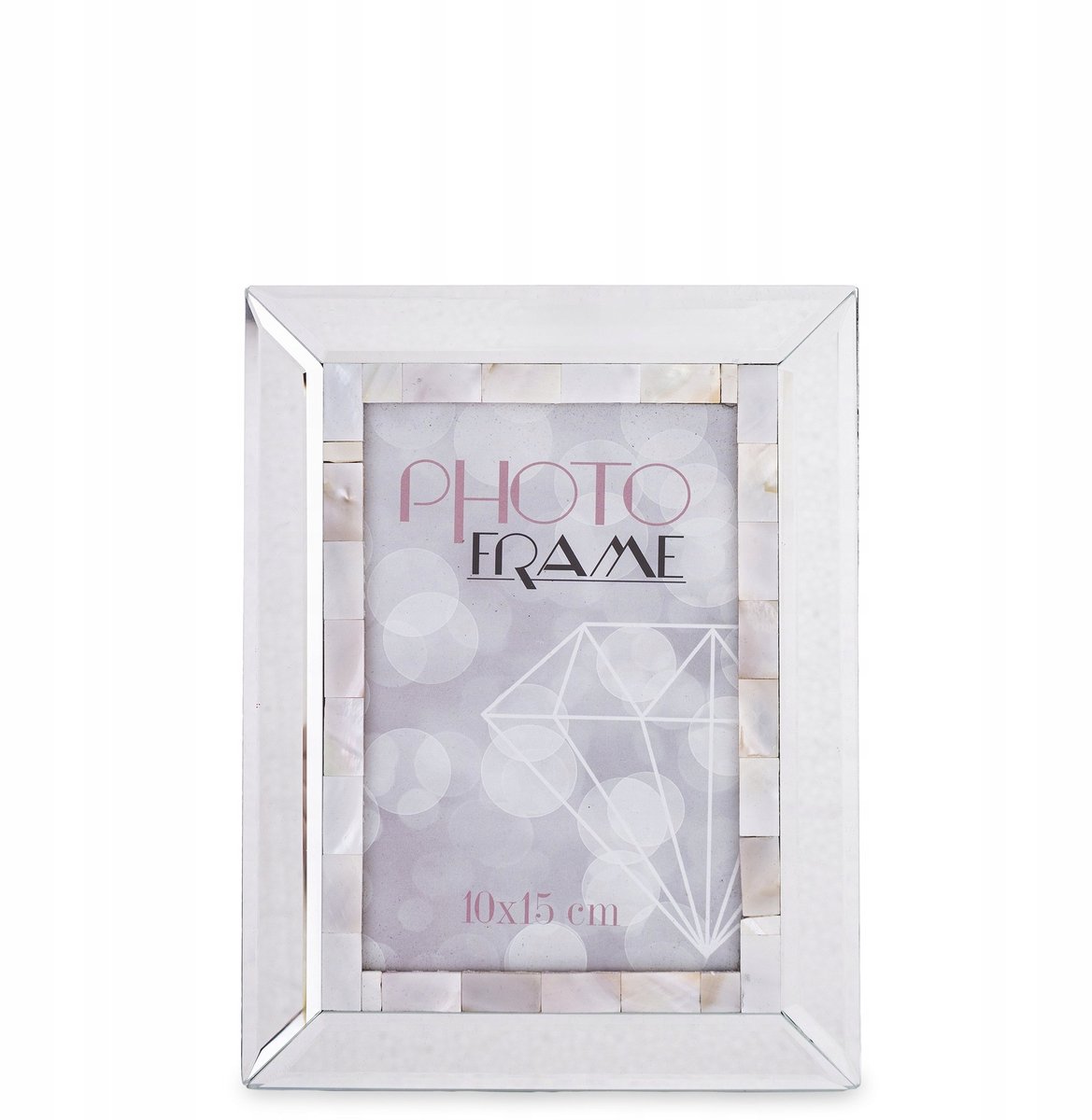 Glamour Fotolijst 10x15 Zilver Staand Decoratie