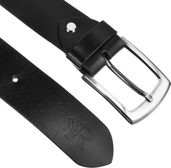 Ledergürtel Herren Schwarz 40mm inkl. Geschenkbox - Made in