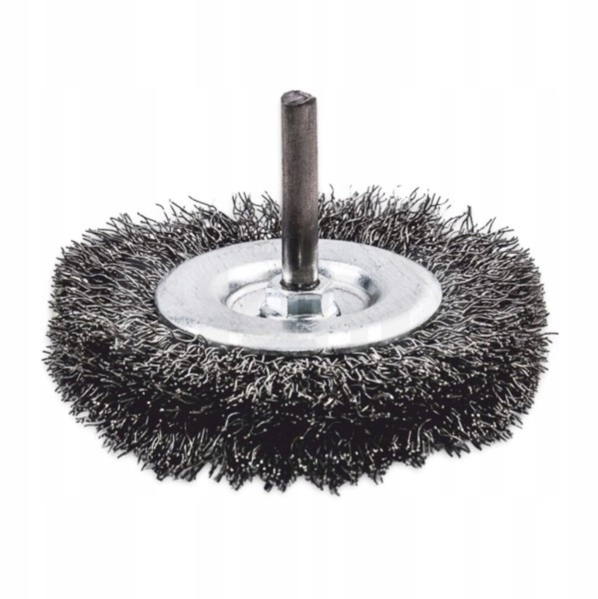 Metaalborstel 100mm voor boormachine met schacht