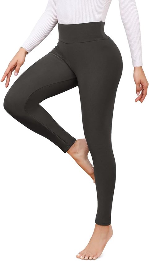 Dames Winter Thermische Dikke Legging Katoenen Panty Ondoorzichtige Fleece Gevoerde Panty's Dames Hoge Taille Elastische Dikke Panty Effen Kleur Warme Panty's kopen vanaf een prijs van 5.59