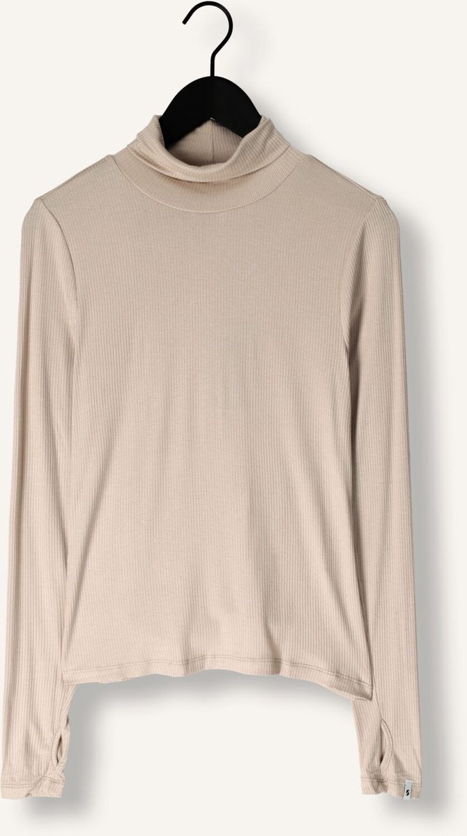 Simple Jer-silver-vis-25-3 Tops & T-shirts Dames - Shirt - Beige - Maat L