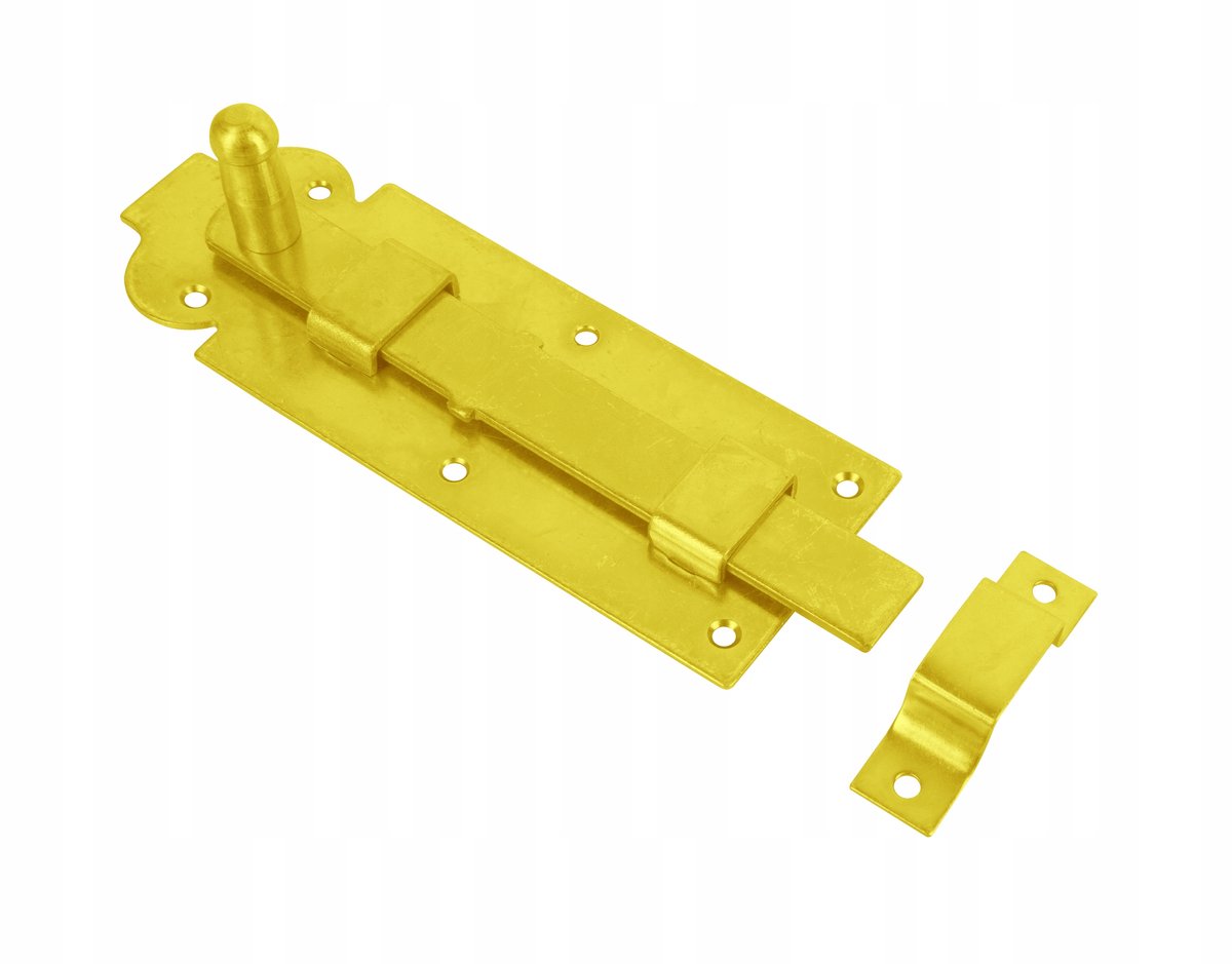 Rechte schuifgrendel met platte grendel 180x65x5 mm