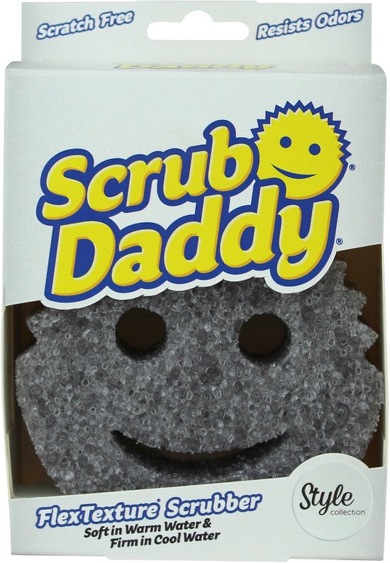 Scrub Daddy Éponge de nettoyage – Grijs – 1 pièce