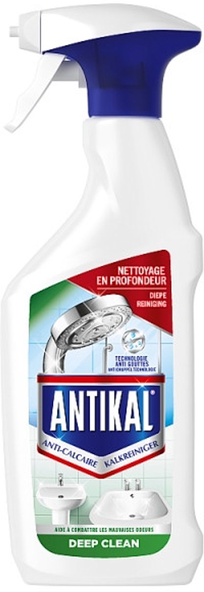 Antikal Anti-Kalk & Desinfecterende Kalkreiniger – 2 x 700ml – Verwijdert 99,9% van Bacteriën & Virussen