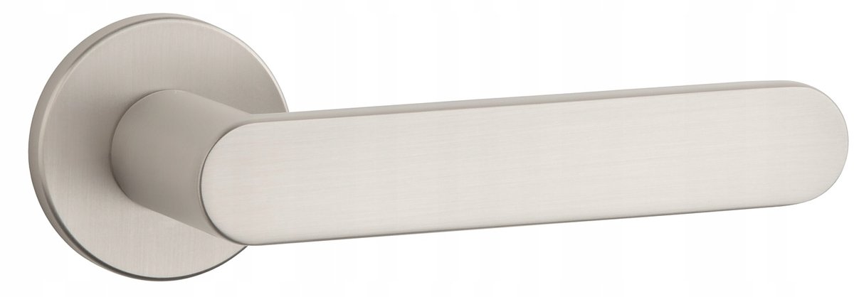 Alora slanke nikkel ronde rozet deurkruk 7 mm april