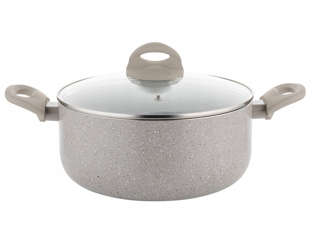 Florina Sandy Aluminium Pan met Anti-aanbaklaag, 24cm, 4.1L