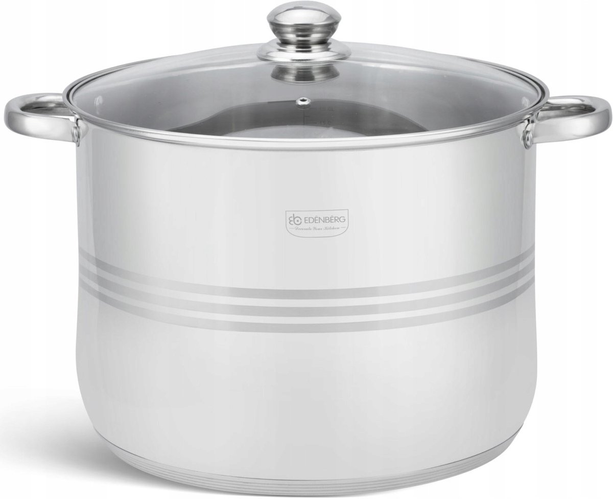 RVS Kookpan 30cm 16,3L - Hoge Kwaliteit Keukenpan