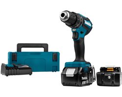 Makita DHP485RFJ 18V Li-Ion accu klopboor-/schroefmachine set (2x 3.0Ah accu) in Mbox - koolborstelloos