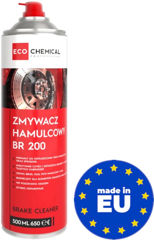 Eco Professional Remmenreiniger BR 200 - brake cleaner spray voor auto fiets - 500ml