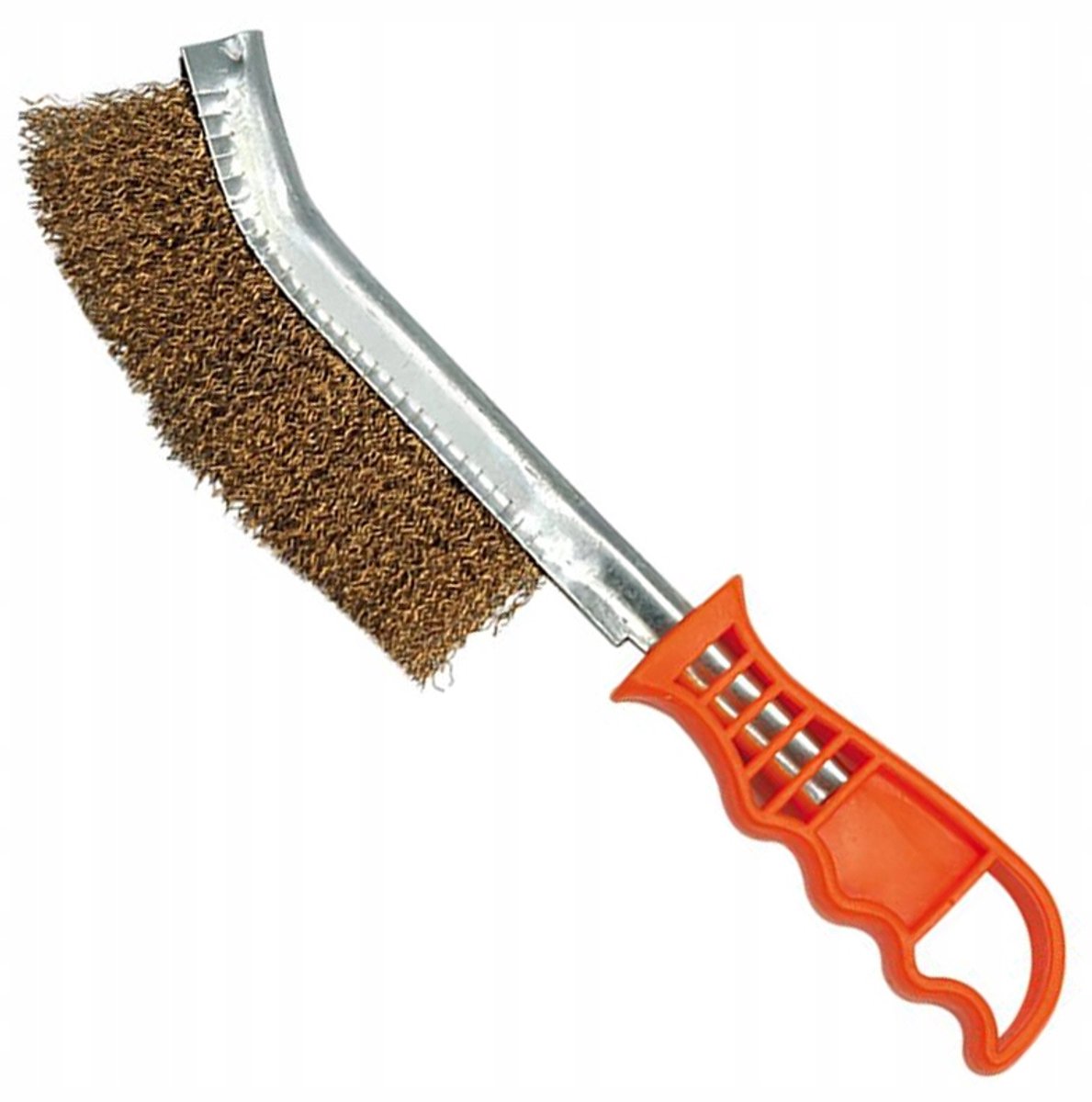 Vorel Messing Staalborstel met Kunststof Handvat