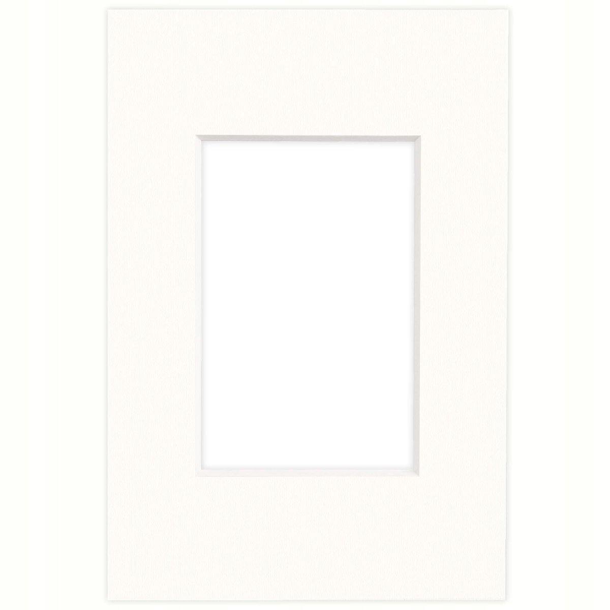 Luca Mat 10x15 cm (voor foto's 6x9 cm) - Sneeuwwit
