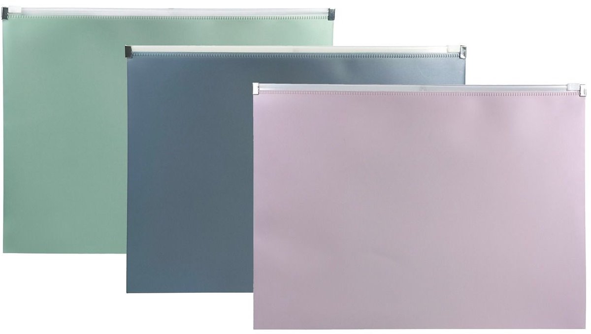 Burfool Morandi A4-kaarten met ritjes - PP Soft Touch