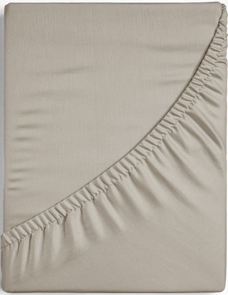 Egyptisch Percale Katoen - Topper Hoeslaken - Zand - 180x210 cm - Dreamers Den