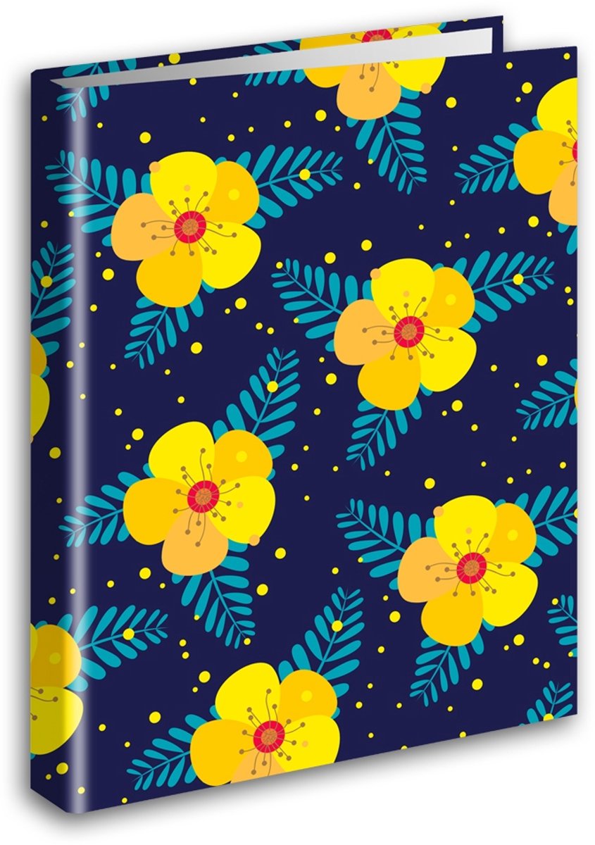 Penmate A5 Ringbandmap 40mm Bloemen - Documenten Organizer