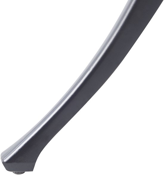 Beliani ANCONA - Table de Jardin - Zwart - Aluminium