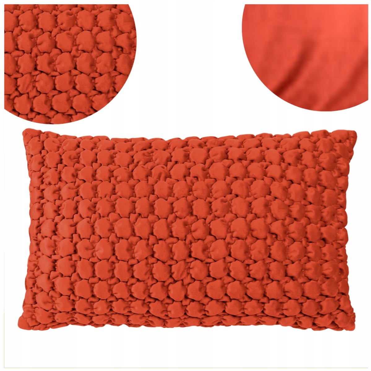 Decoratieve Kussenhoes Fluweel 30x50 cm Oranje - Stijlvol & Zacht