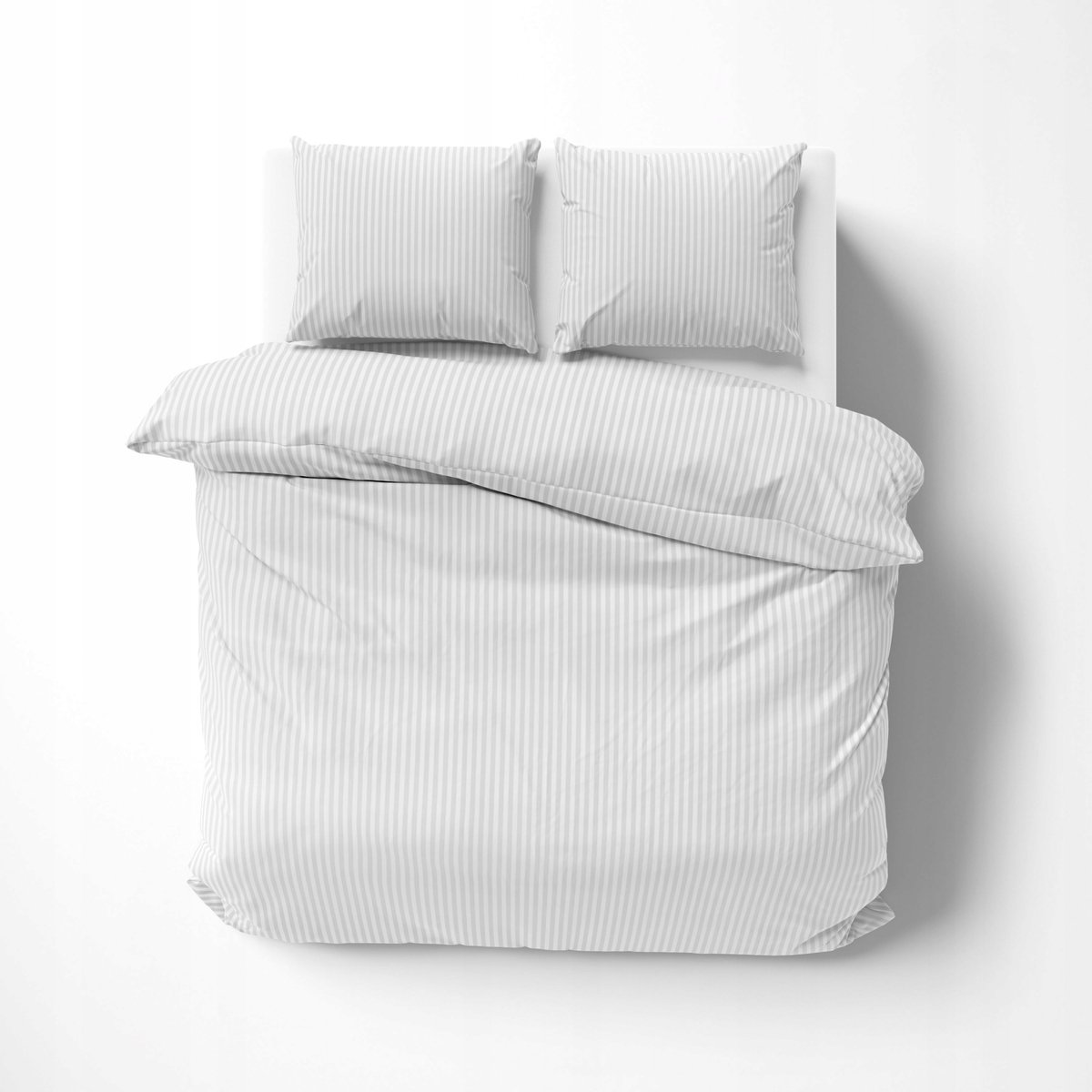 Detexpol PURE Wit Beddengoed Set 180x200cm + 2x Kussen 70x80cm