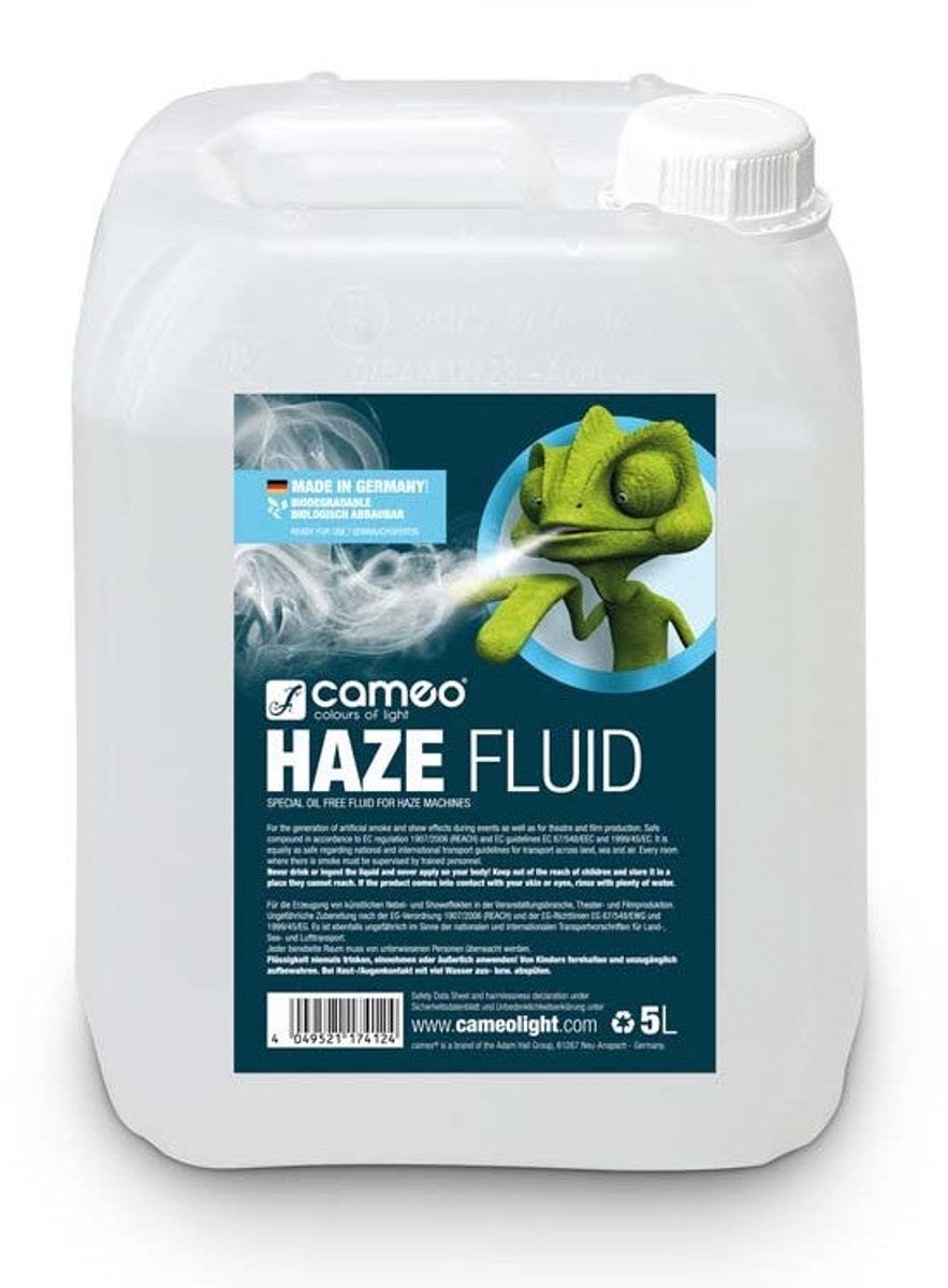 Cameo Haze Fluid 5L hazervloeistof voor professionele nevel