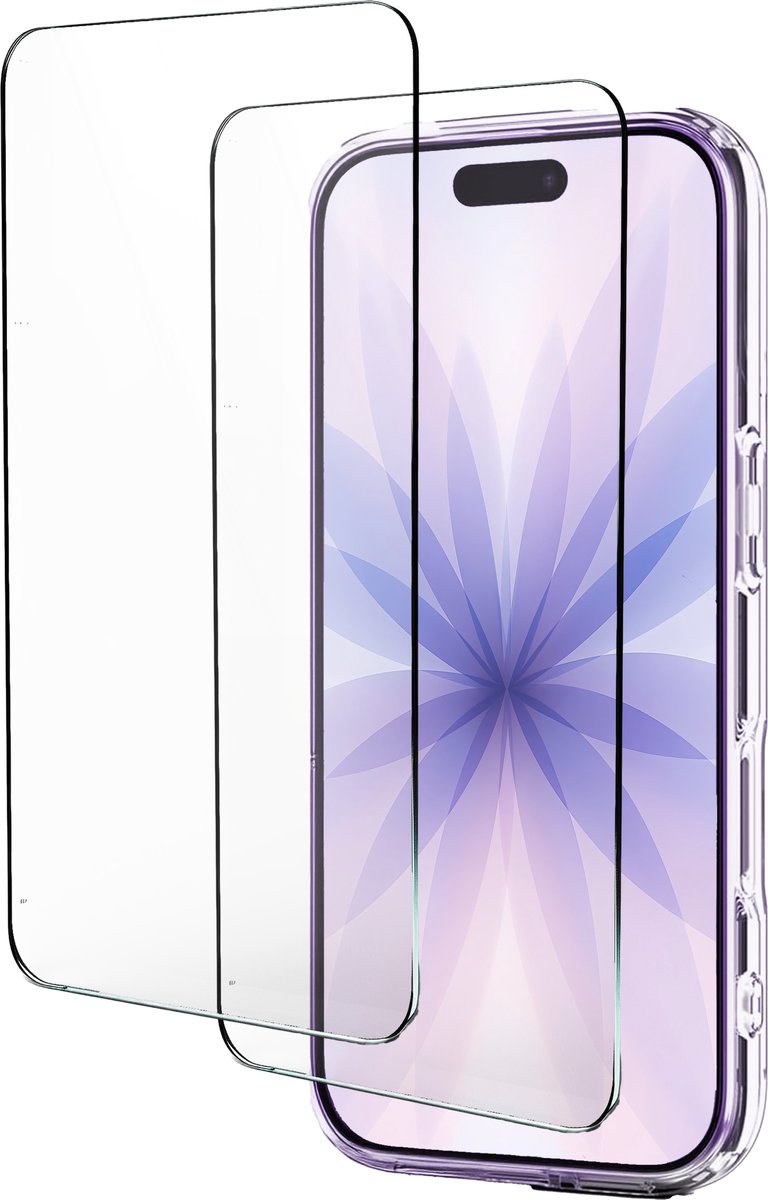 Beschermset geschikt voor iPhone 17 - Hoesje en Screenprotector - Transparant