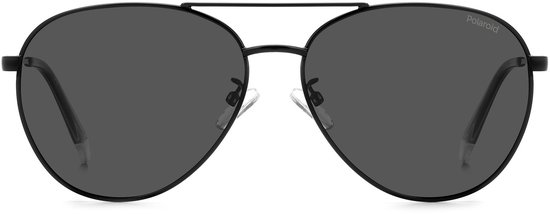 Polaroid PLD 4142/G/S/X BLACK/GREY POLARIZED 60/14/145 Unisex Zonnebrillen van Polaroid — afbeelding 4