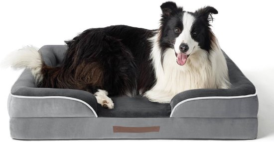 HomeBlend© | Orthopedisch Hondenkussen | Orthopedische Hondenmand | Hondenmand | Large | Hondenkussen | Hondenbed | 89 x 63 cm