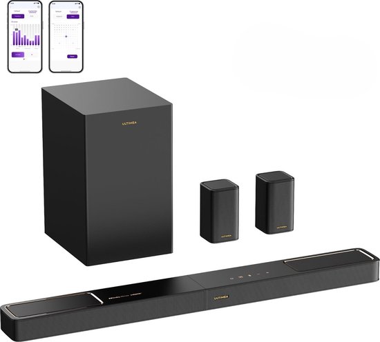 ULTIMEA Skywave F40 Boom Soundbar 5.1.2 Dolby Atmos Zwart - ULTIMEA - €239,99