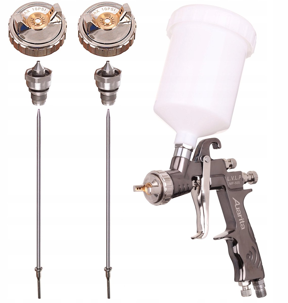 Auarita LVLP Spuitpistool 1.3/1.7mm met 600ml Tank