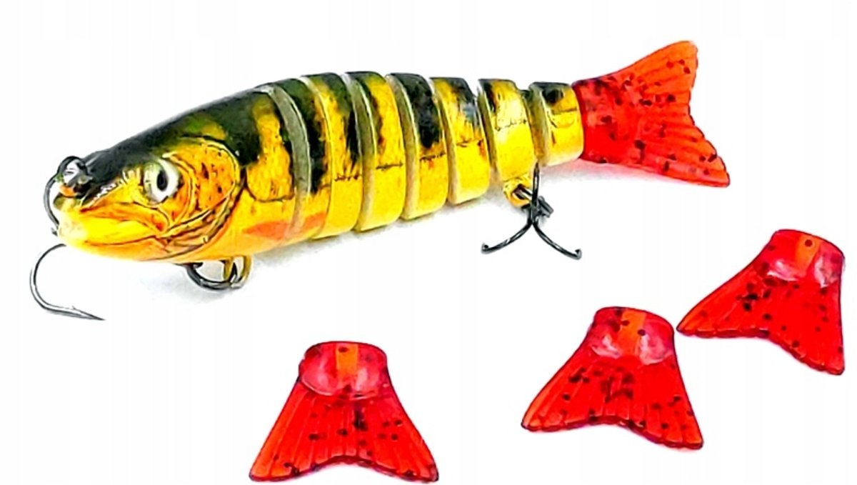 Jaxon Wobbler Multi-Parts 8cm 13g - Realistische Kunstaas voor Roofvissen