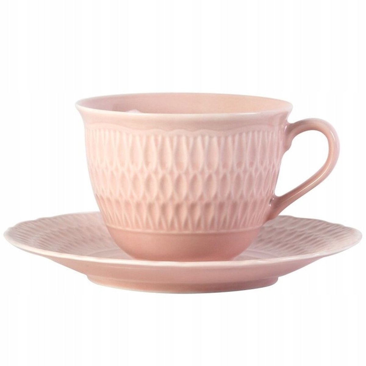 Porseleinen Koffieservies Sofia 6 Personen 12 Delen Roze LB07