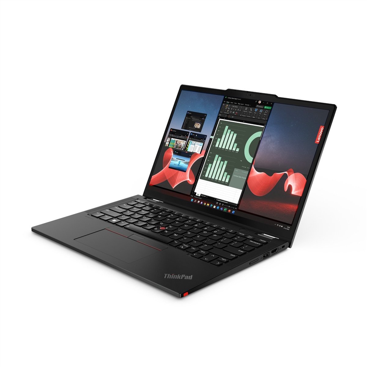 Lenovo ThinkPad X13 Yoga Gen 4 | Intel Core i5-1345U vPro | 32GB LPDDR5-6400 | 512GB SSD M.2 PCIe 4.0x4 Performance NVMe | 13.3" WUXGA (1920x1200) Multi-touch | Windows 11 Pro| Intel Wi-Fi 6E | Bluetooth 5.1 | Intel Iris Xe Graphics | 3 Jaar Garanti thumbnail 2
