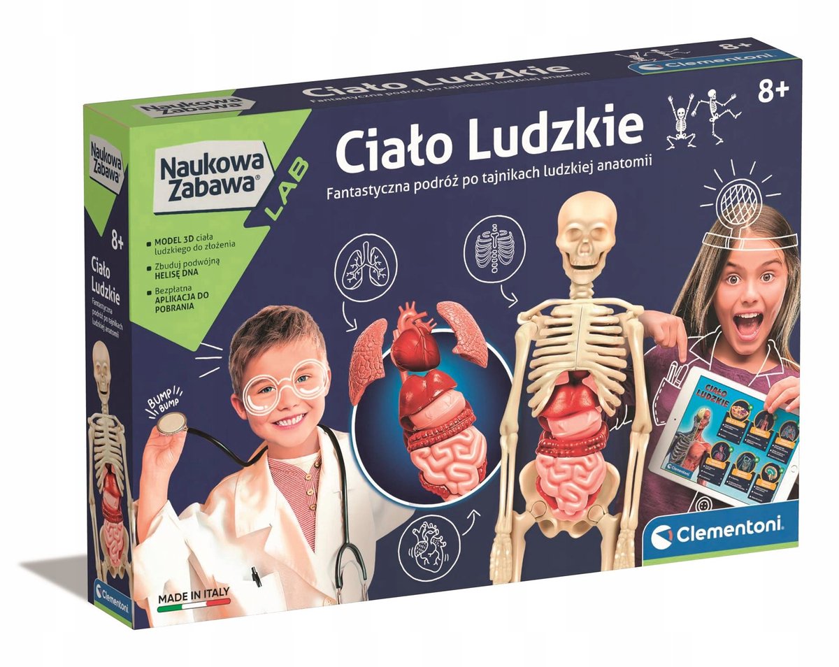 Clementoni Wetenschappelijk Speelgoed: Menselijk Lichaam & DNA