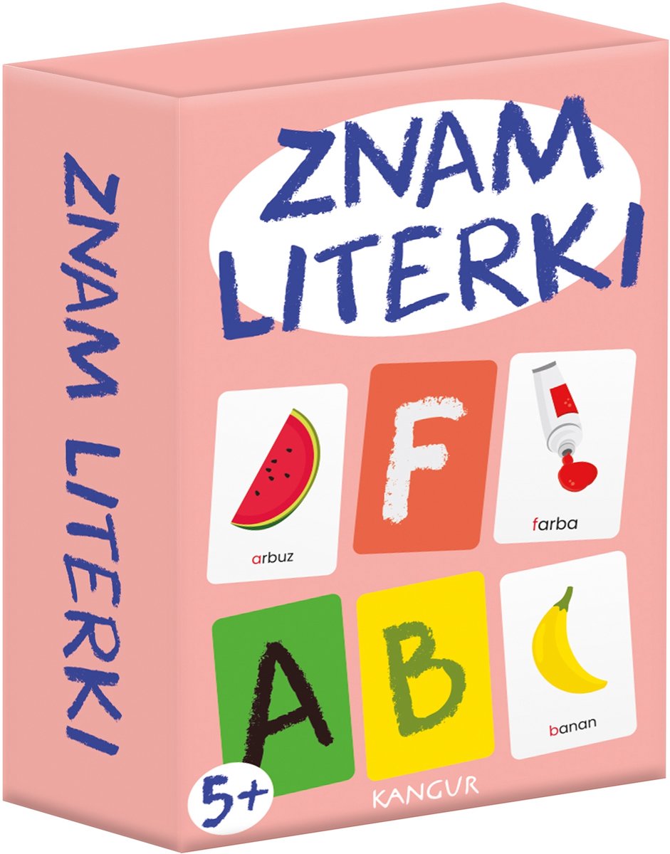 Znam Literki Mini: Educatieve Alfabet Kaarten voor Kinderen vanaf 5 Jaar