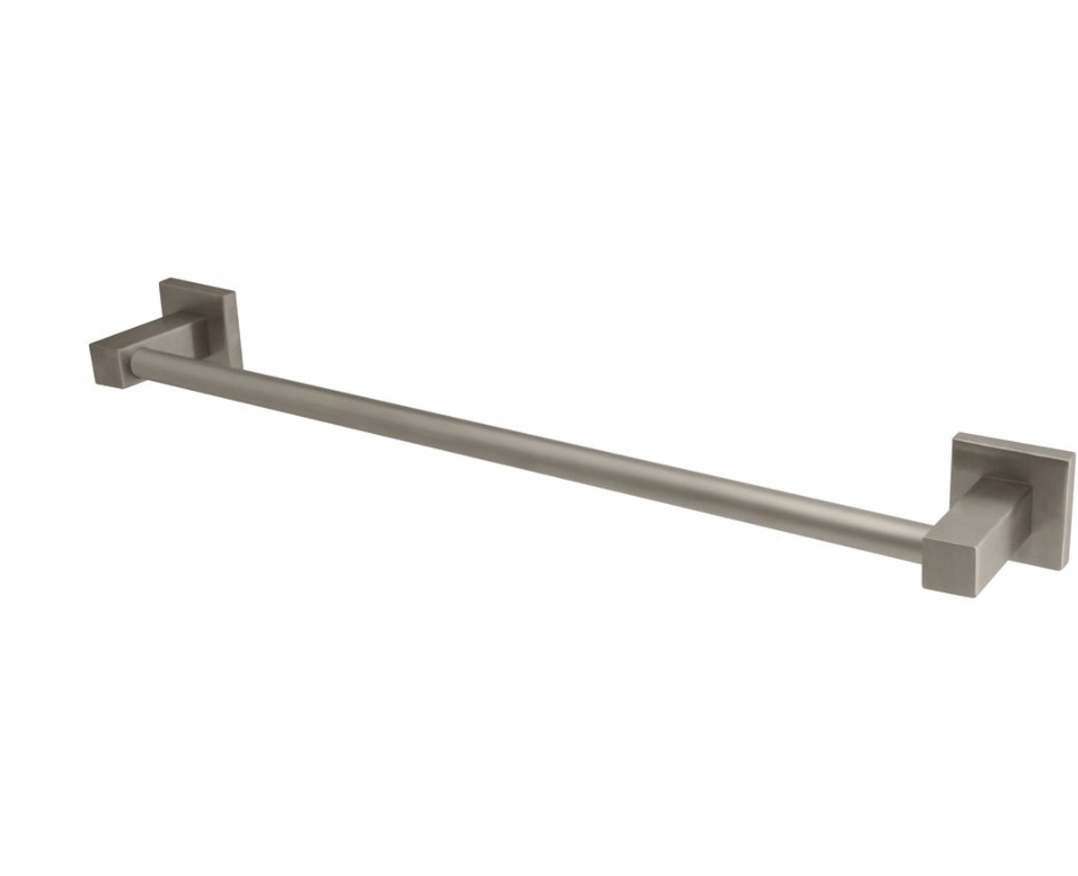 Bisk Nord Metalen Handdoekhouder 46cm - Nikkel