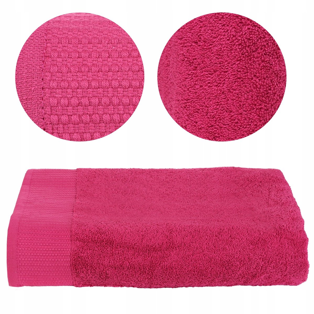 Grote Katoenen Badhanddoek 70x140cm Zacht en Absorberend