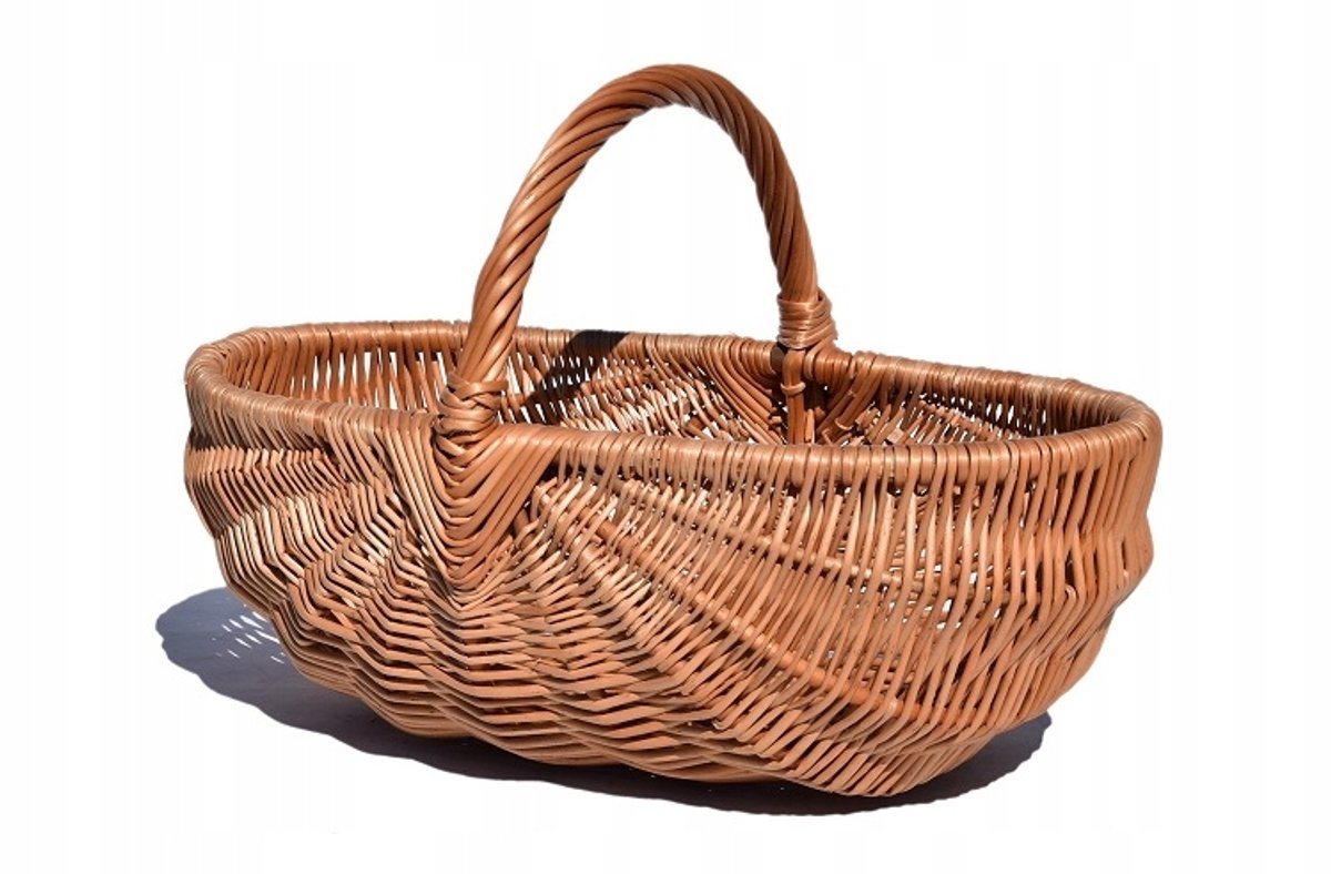 Sterke Rietenen Mand - Kleine Boodschappen & Paddenstoelen Mand