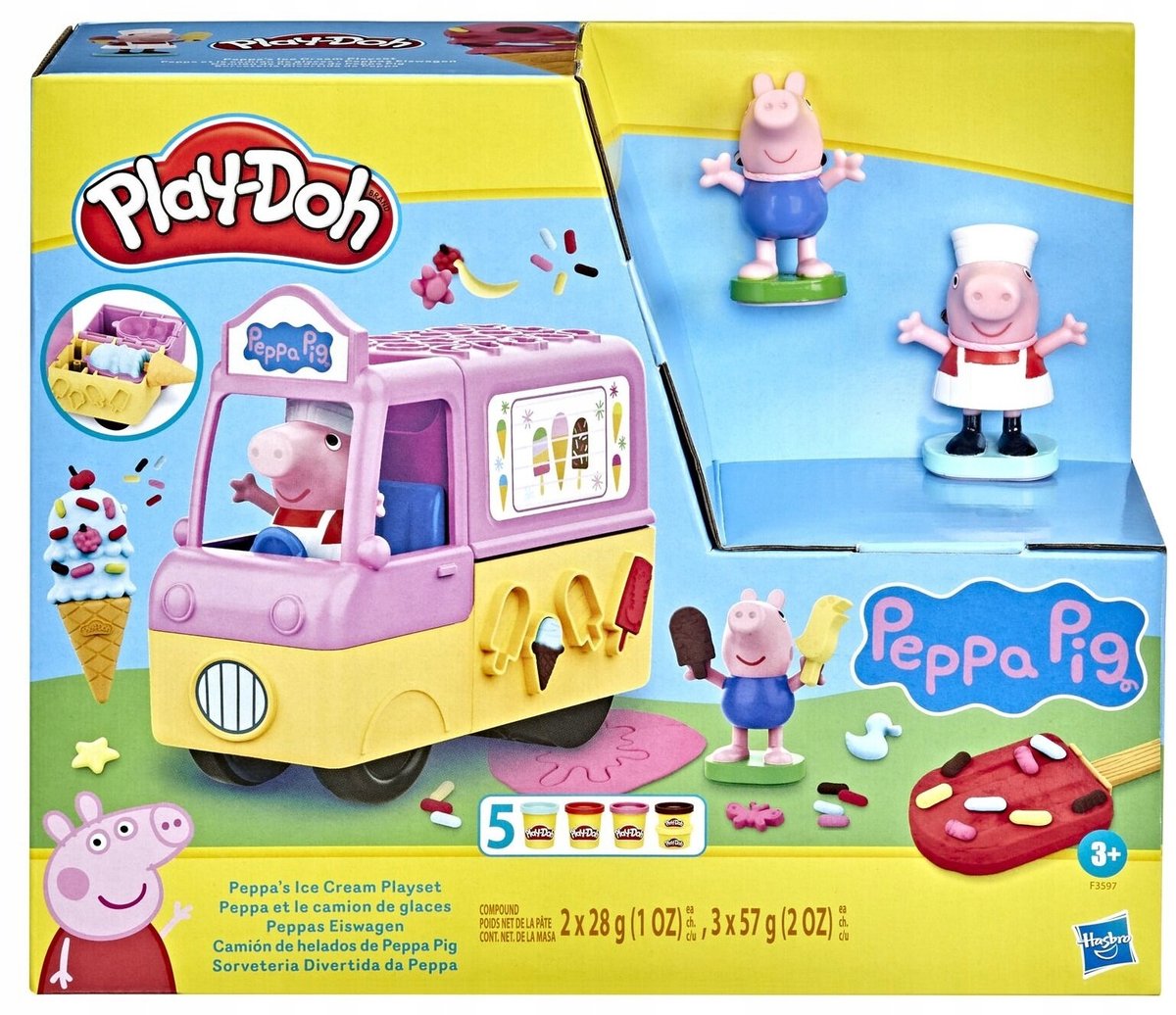 Play-Doh Peppa Pig IJswagen - Kneed van Lekkerste IJstraktaties!